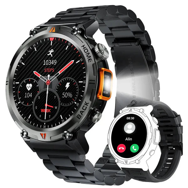 Reloj Inteligente Smart Watch EIGIIS KE3 + Audifonos Inalambricos de Regalo