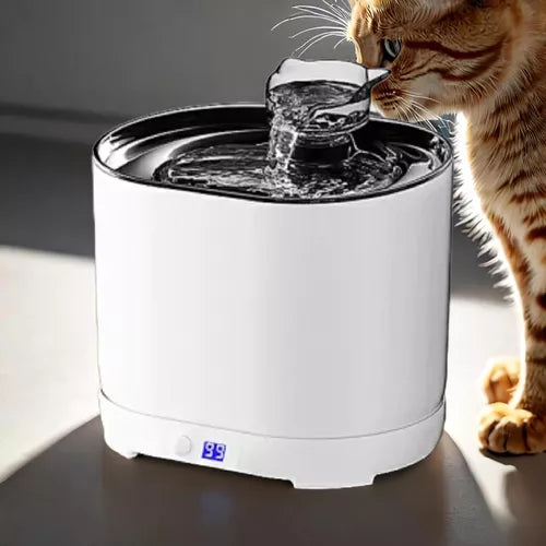 Fuente de Agua Para Gatos Con Sensor